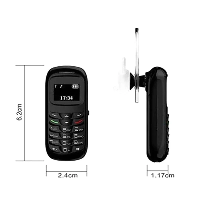 BM70 Mini Bluetooth Handset Phone Hanging Ear Type Call Headset GK99 | Электроника