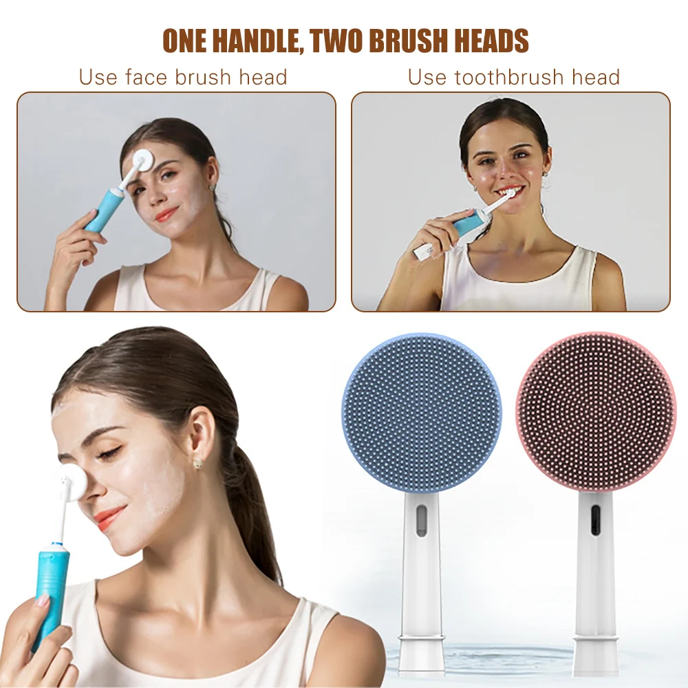 Сменные насадки для электрической зубной щетки Oral B очищающая щетка лица