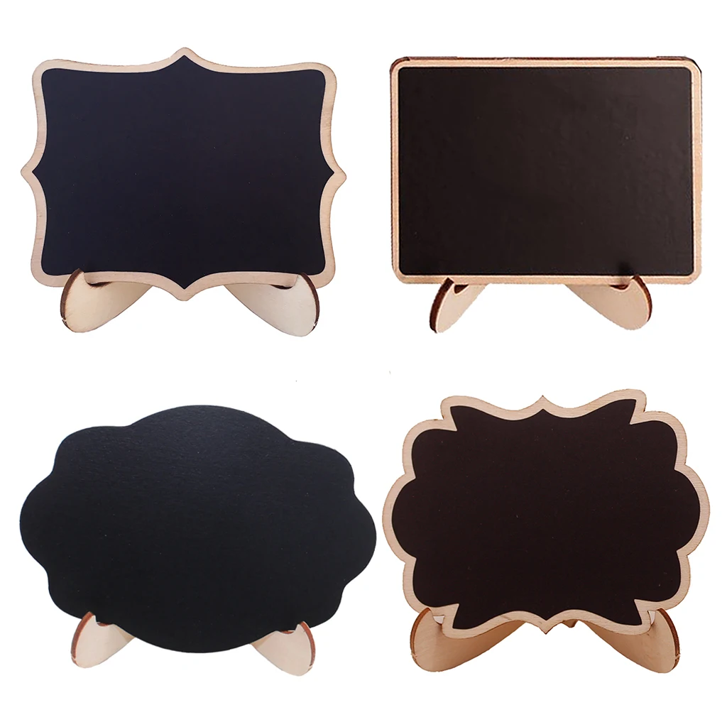 10 шт. маленький деревянный дощатый стол маркер Номера для буфета свадьбы дня