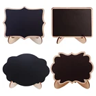 10 шт. маленький деревянный дощатый стол маркер Номера для буфета свадьбы дня рождения вечеринки магазина дисплей Декор