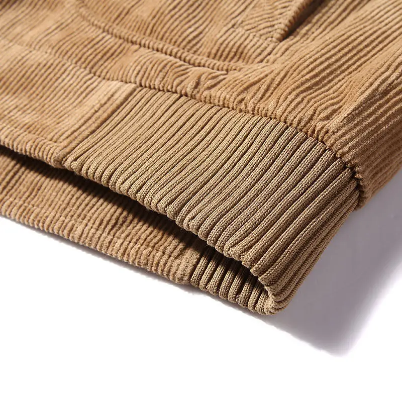 

Male Jacket Winter Men Bomber Jacket Fashion Man Corduroy Cotton Warm Padded Coats Casual Outwear Thermal Jackets Mens Clothing