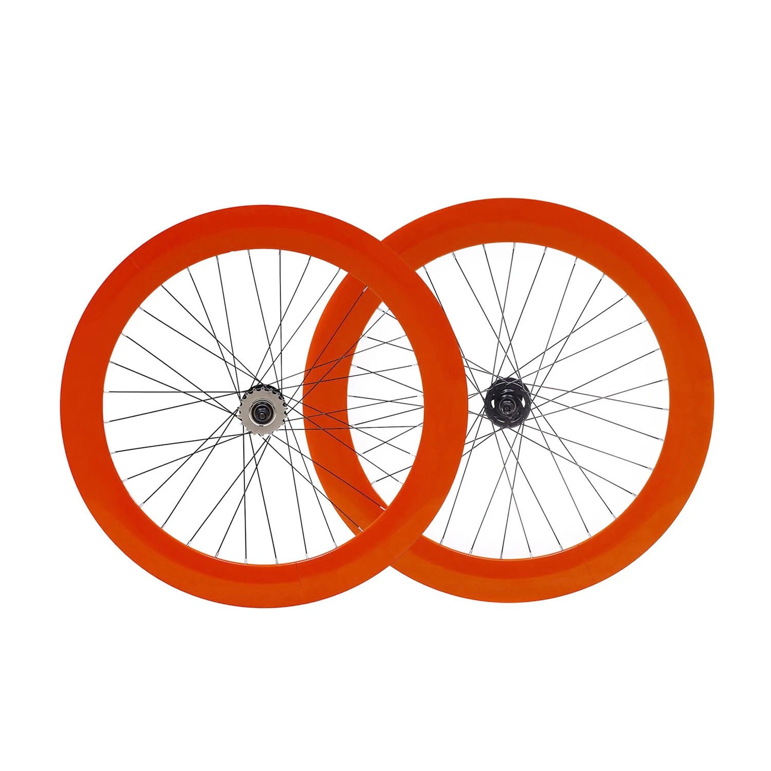 Трек Fixie обод колеса велосипеда 70 мм передняя 24H задняя 32H ступица Односкоростной