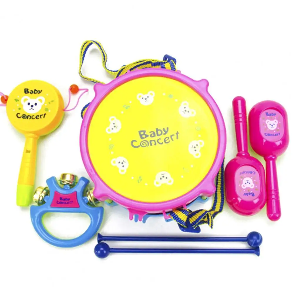 

5Pcs Kids Drums Educational Toys Indoor Outdoor Interactive Playing Percussion