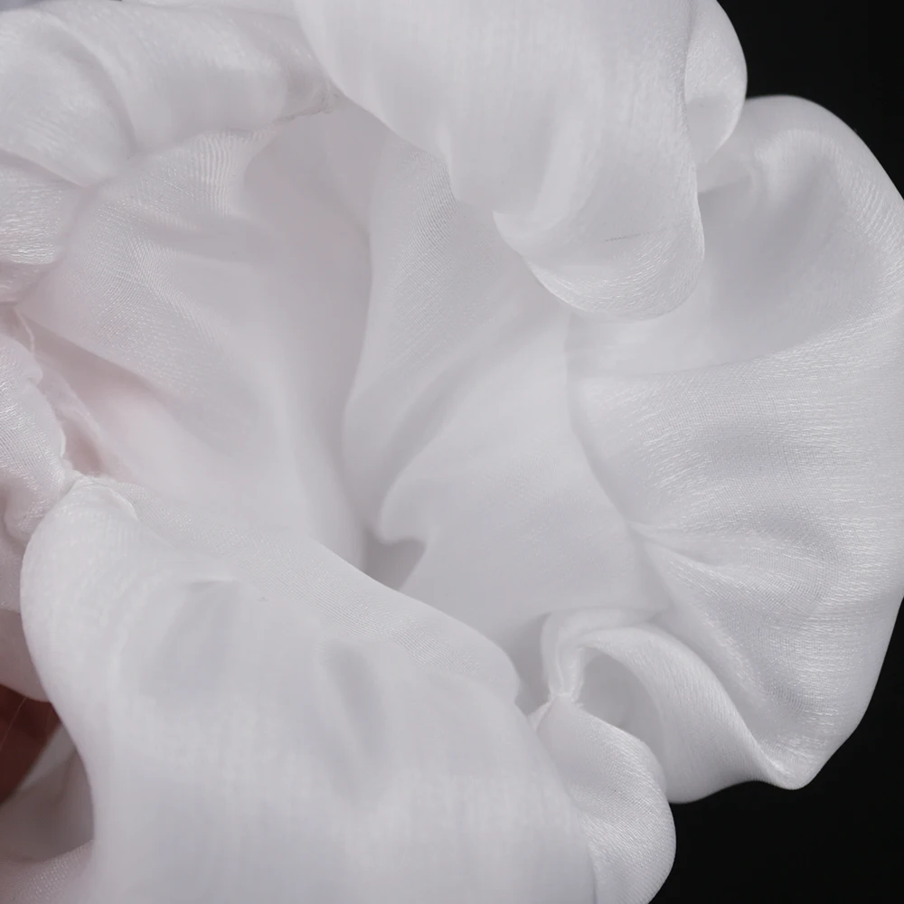 

Women Sexy See Through Blouse O Neck Tops Half Puff Sleeve White Transparent Party Night Out 2021 Summer Shirts Elegant Blusas