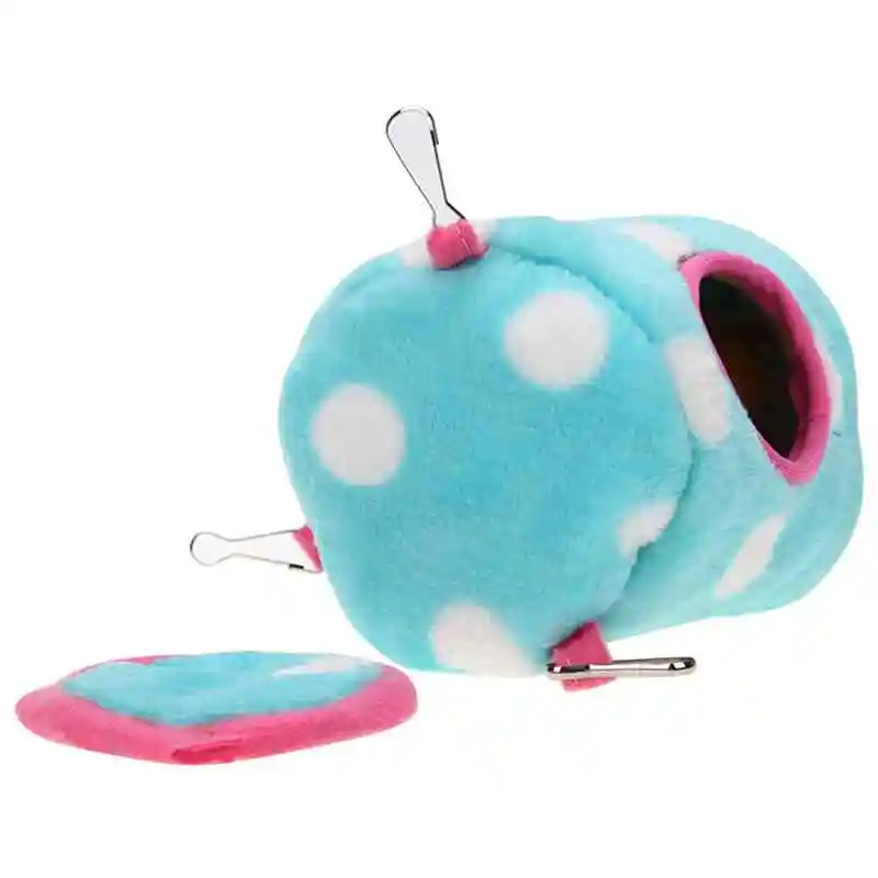 Милый теплый домик для домашних животных кролик хомяк кровать крыса зимняя