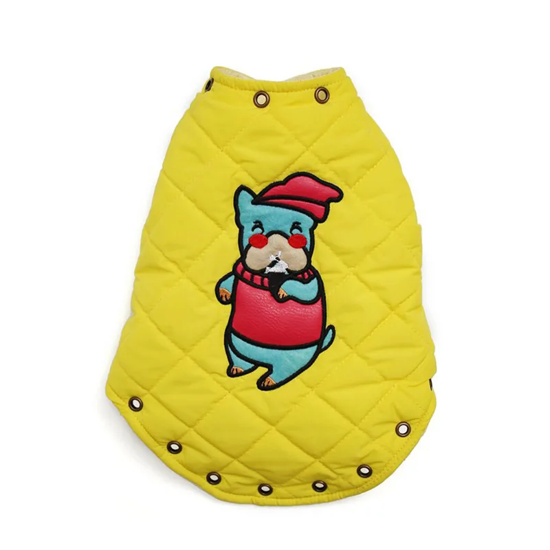 

Dog Clothes Vest Puppy Padded Vest Pet Two Feet Cotton Coat