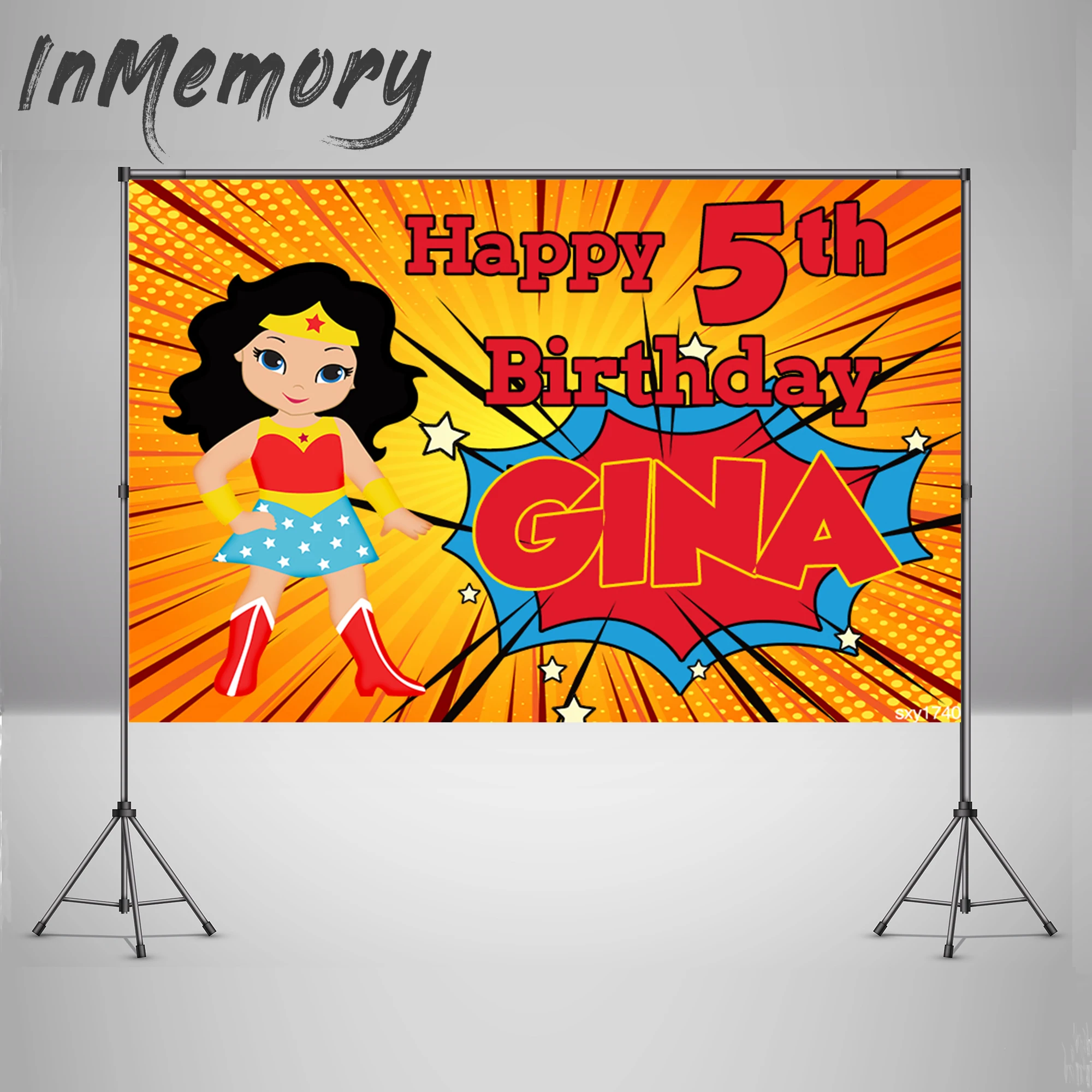 Виниловый фон для фотосъемки с изображением чудо женщины на заказ Фотофон