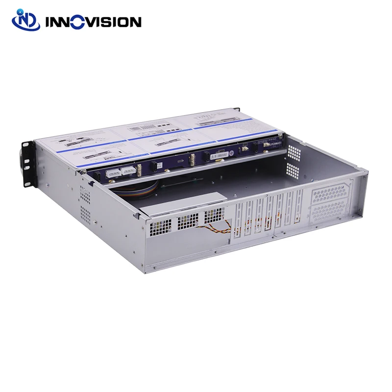 Гибкая компактная Серверная шасси 2U L = 400 мм 4 отсека корпус hotswap для NAS/NVR|Корпуса