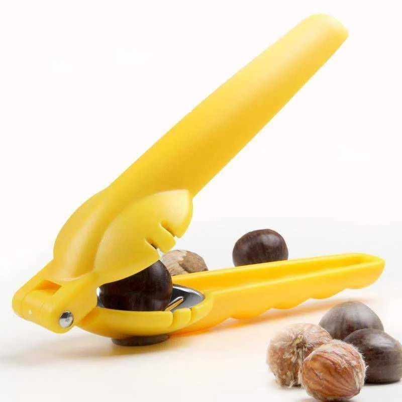 

2 In 1 Nut Opener Cutter Gadgets Quick Chestnut Clip Walnut Pliers Metal Nutcracker Sheller Opening Device Kitchen Accessories