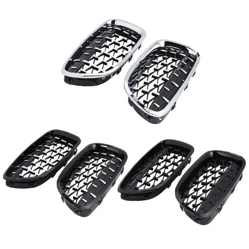 1 пара передняя решетка радиатора для бампера гриль отличные ABS решетки BMW F10 седан