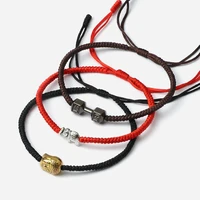 tibetan buddhist charm bracelets bangles lucky buddha elephant dumbbell beaded bracelet for women men yoga wristband jewelry