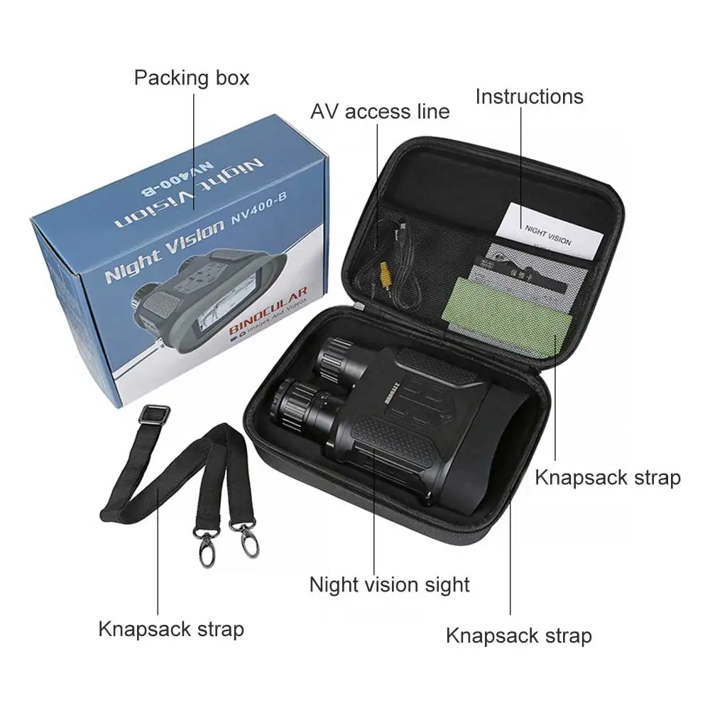 

NV400B 7X31 Infared Digital Hunting Night Vision Binoculars 2.0 LCD Day Night NV Goggles Telescope IR Binocular Hunter