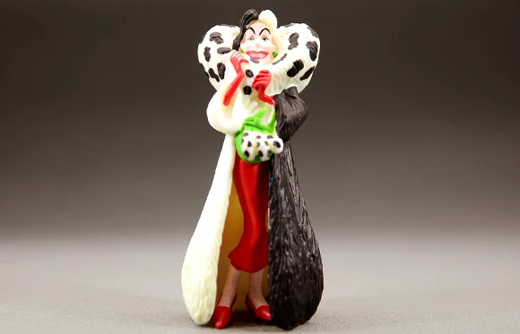 Новая Милая коллекция 101 далматинцев Круэлла игрушка модель предметы интерьера