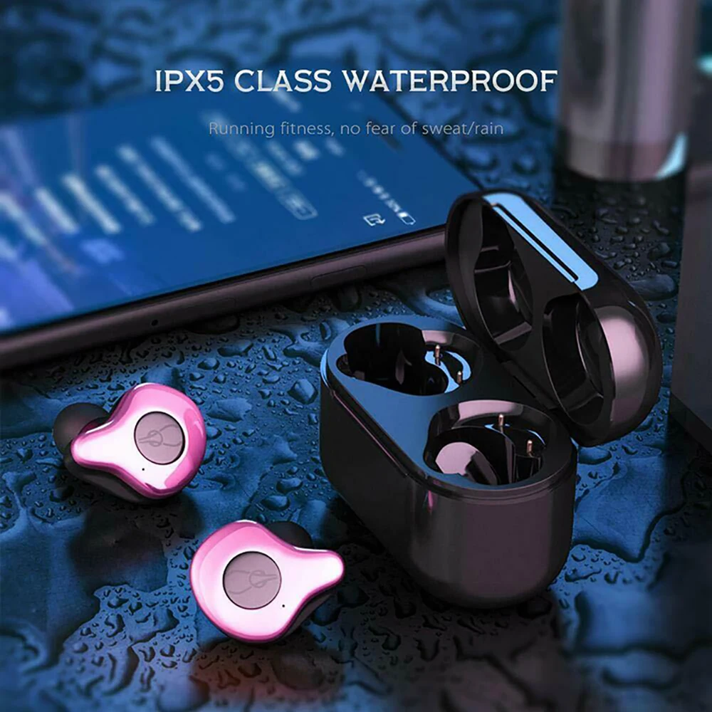 VTIN E12 TWS Earphone Bluetooth 5.0 Wireless Earphones Stereo Sound Waterproof Earbud With Microphone 6H Playtime For Smartphone