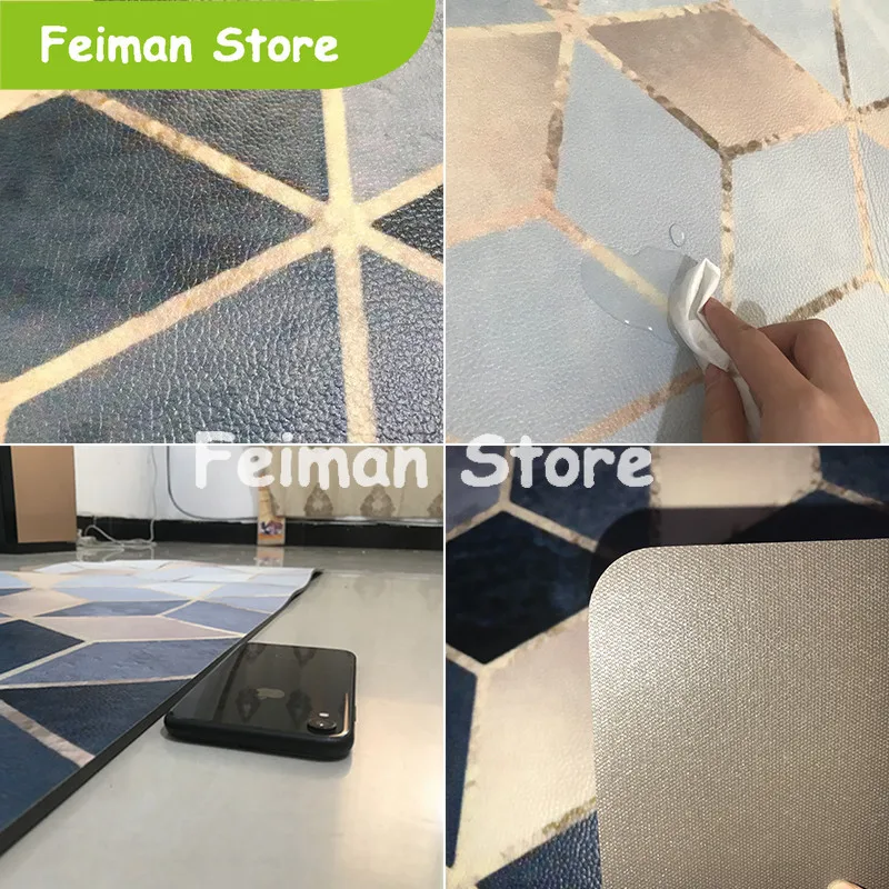 Кухонные ковры ПВХ кожаные коврики большие напольные для спальни татами