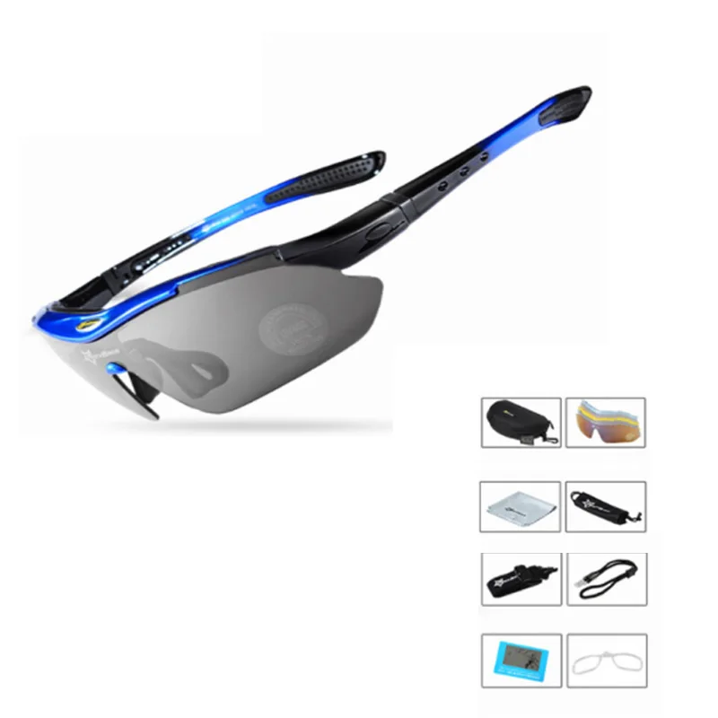 

Polarized Cycling Sun Glasses Outdoor Sports Bicycle Glasses Men Women Bike Sunglasses 30g Goggles Eyewear 5/Lens