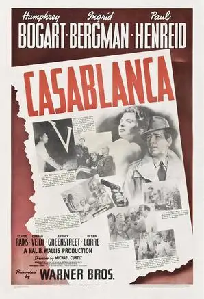 Много стиль выбрать Касабланка классический арт Принт по фильму Шелковый плакат