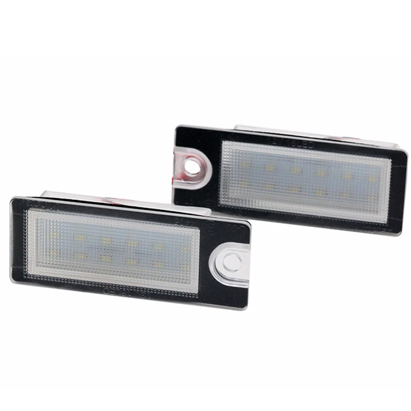 2 шт./компл. SUNKIA 18SMD Автомобильные светодиодные подсветки номерного знака с