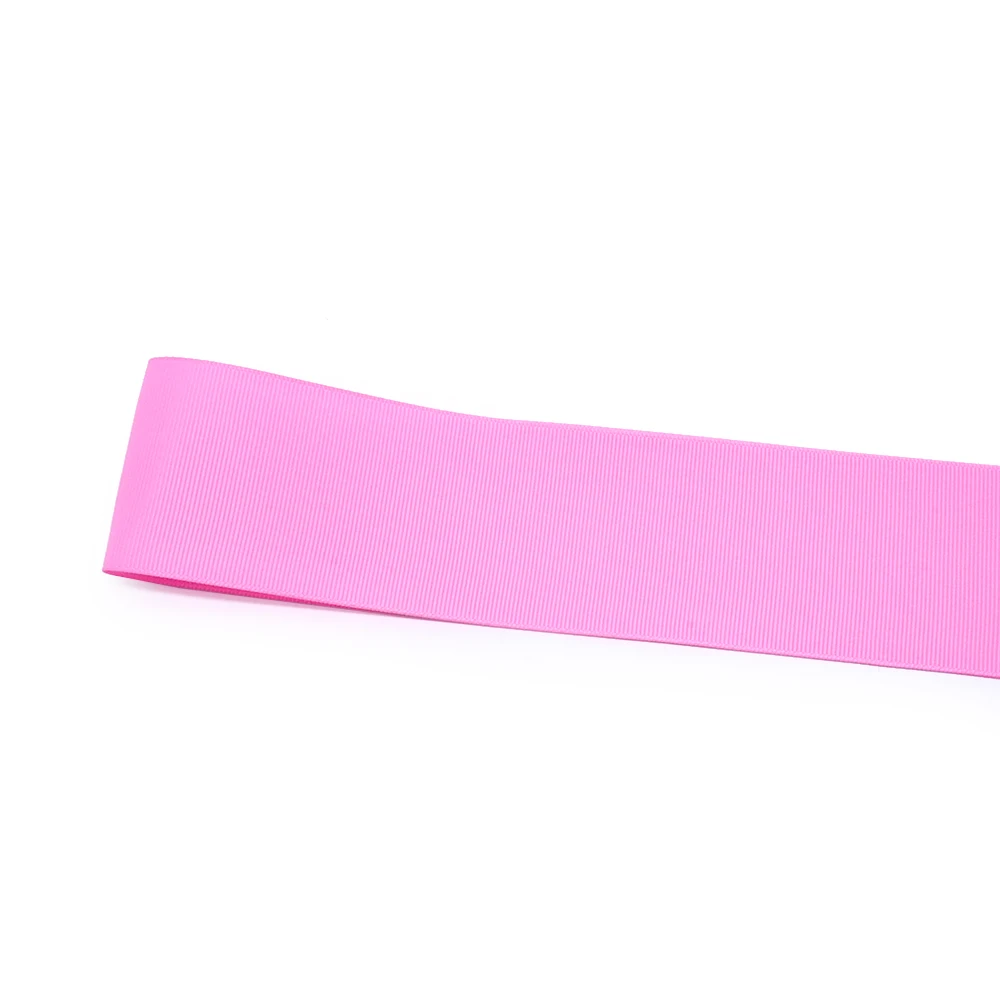 38 MM Width 100% polyester 1.5 inch solid plain Grosgrain Ribbon 50Y pink color | Дом и сад