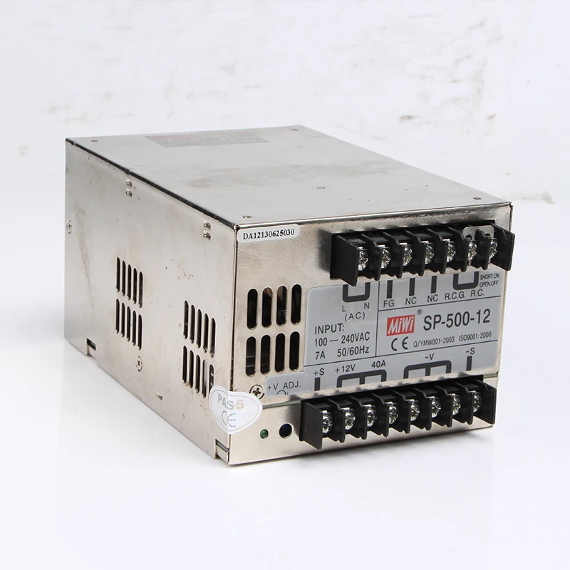 

SP-500-24 high qualtity PFC function 230vac to 500w power supply 24vdc