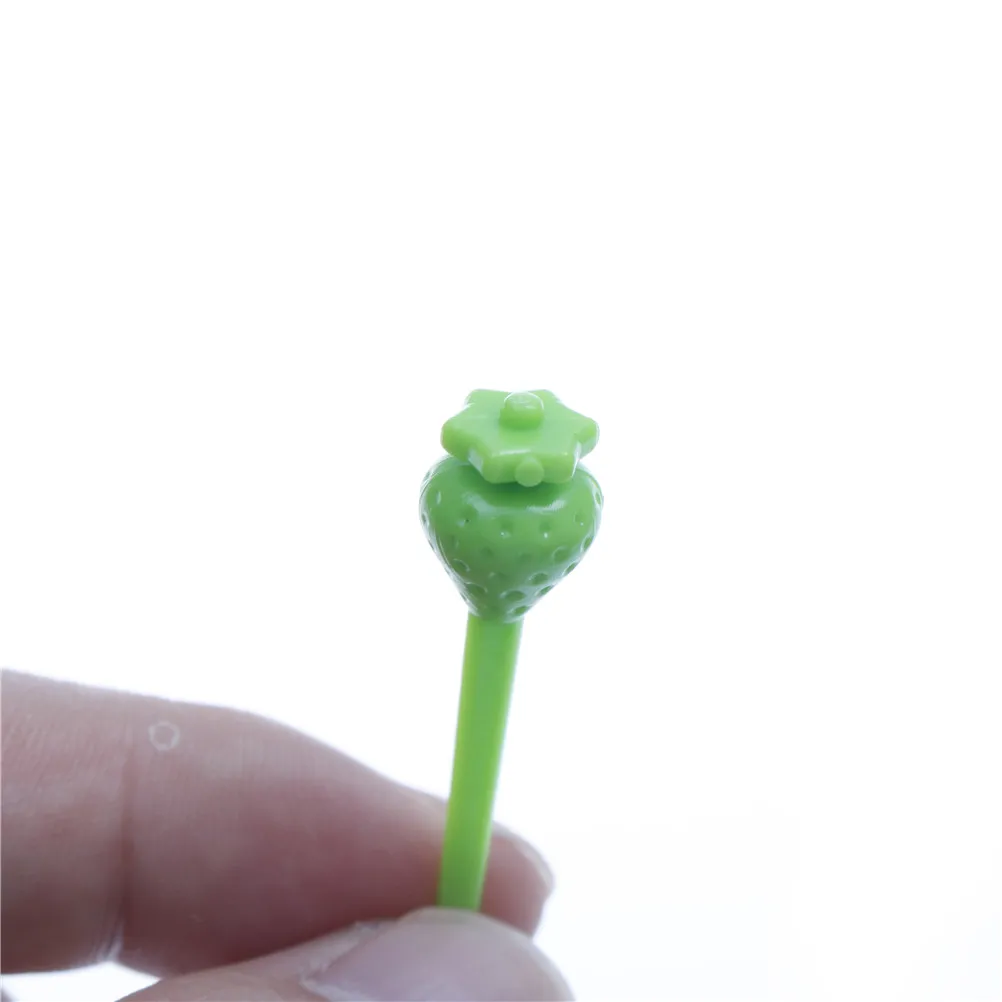 

8pcs Mini Children Snack Cake Dessert Food Fruit Pick Fruit ForkToothpick Party Decor