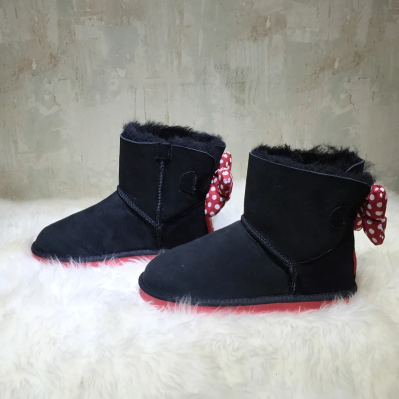 Dolakids/очень теплые зимние сапоги из овечьей кожи для детей; Новинка; зимняя обувь принцессы для малышей; нескользящая подошва для девочек; детская замшевая обувь