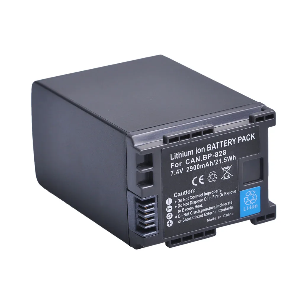 

BP-828 replacement for battery Canon BP-828 (2900mAh) - Compatible with LEGRIA GX10 HF G30 G26 G25 G20 G10 M30 M31 M32 M36 M40