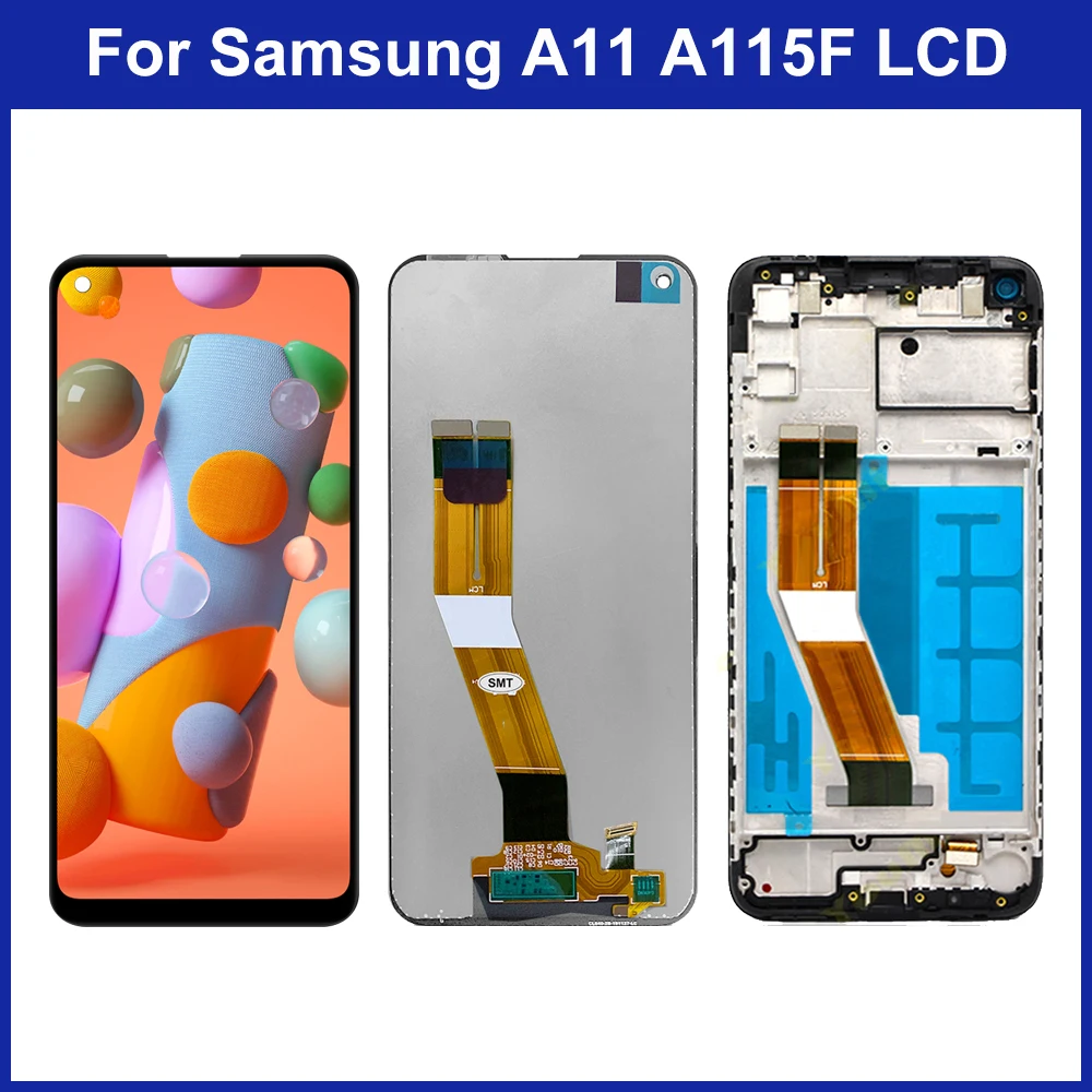 100% Оригинальный ЖК-дисплей для Samsung Galaxy A11 A12 A21s A217 сенсорный экран дигитайзер A10 A10s