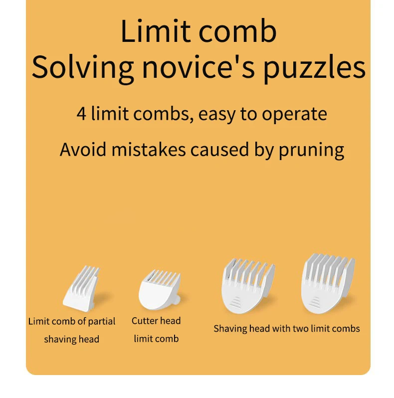 

Multi-cutter head multi-functional pet shaver One machine, four uses electric clippers, electric manicure trimmer