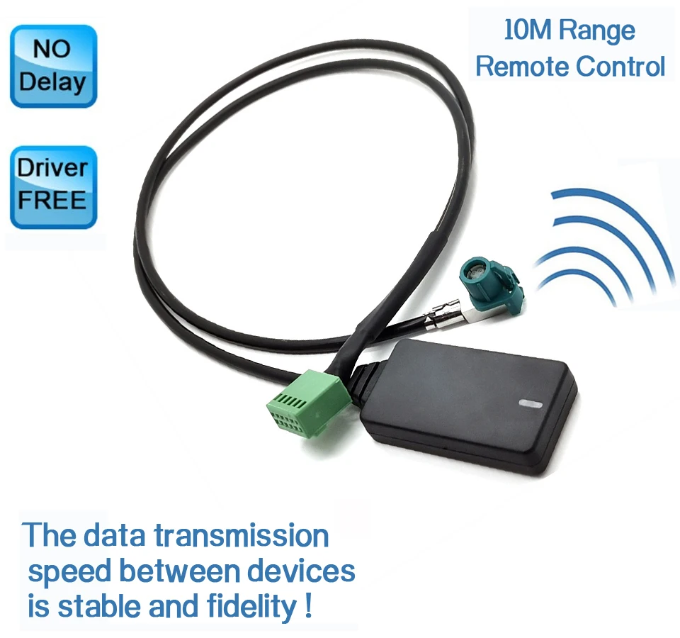 12Pin 12V автомобильный беспроводной AUX Bluetooth 5 0 адаптер громкой связи комплект аудио