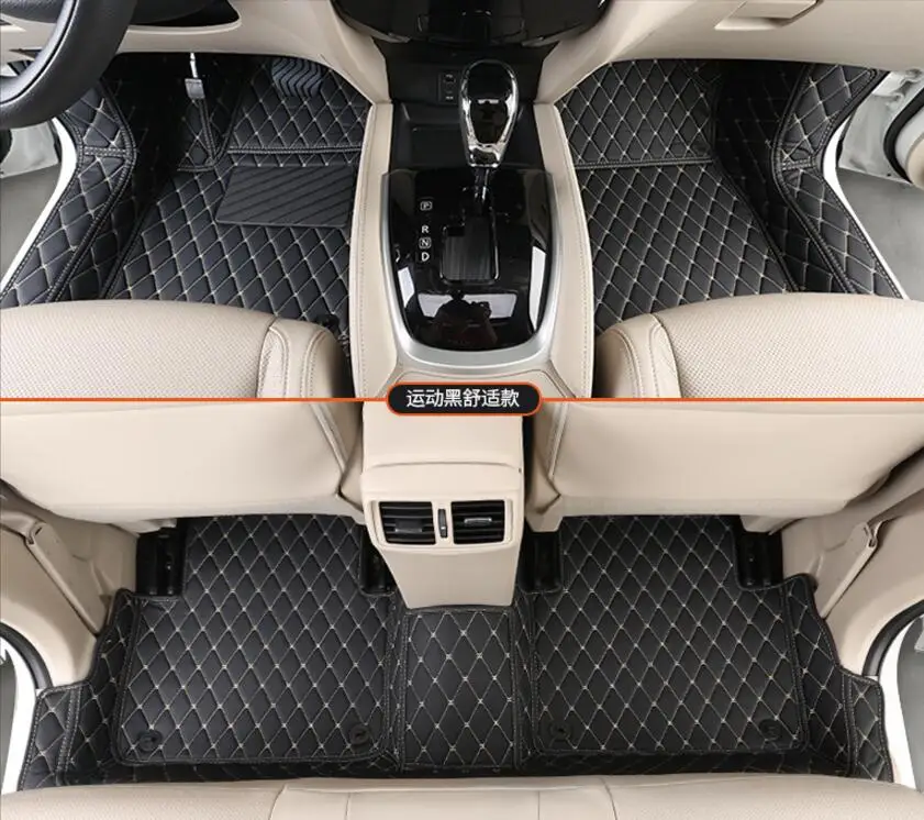 

4 Colors Leather Special Car Floor Mats Custom Fit For Dodge Journey 2015 5 seats/7 seats Accessories Car Styling Carpet Cover