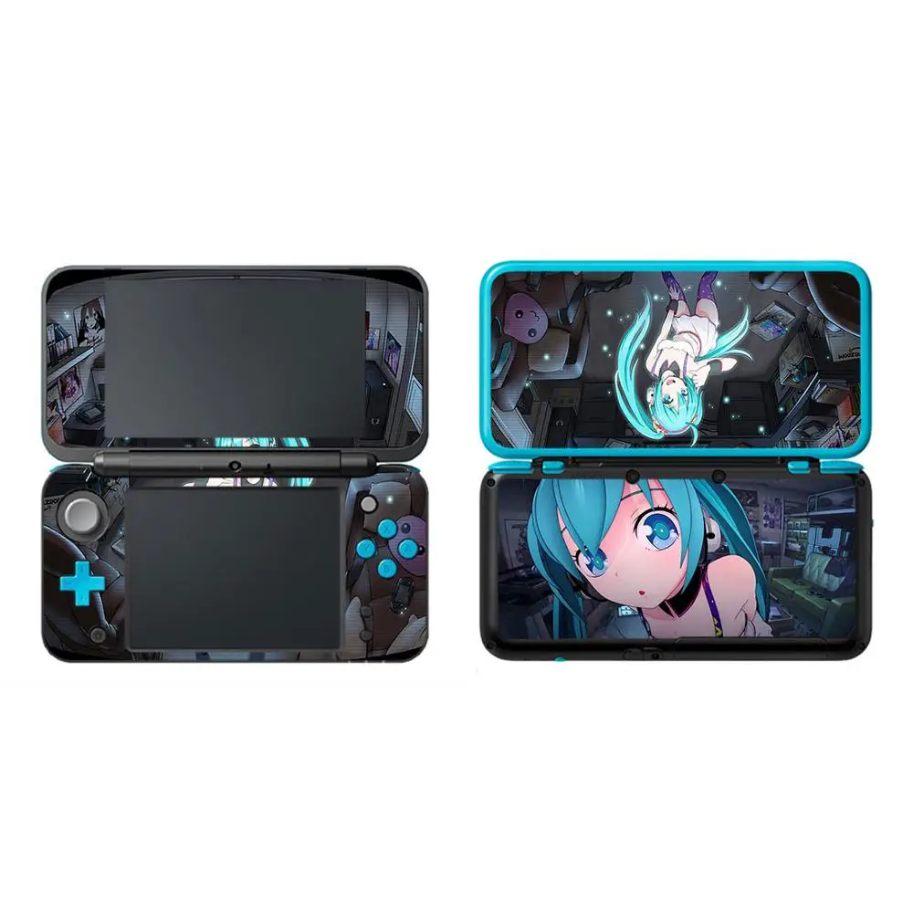 Виниловая наклейка Hatsune Miku для кожи нового 2DS LL XL Nintendo 2DSLL виниловая Защитная