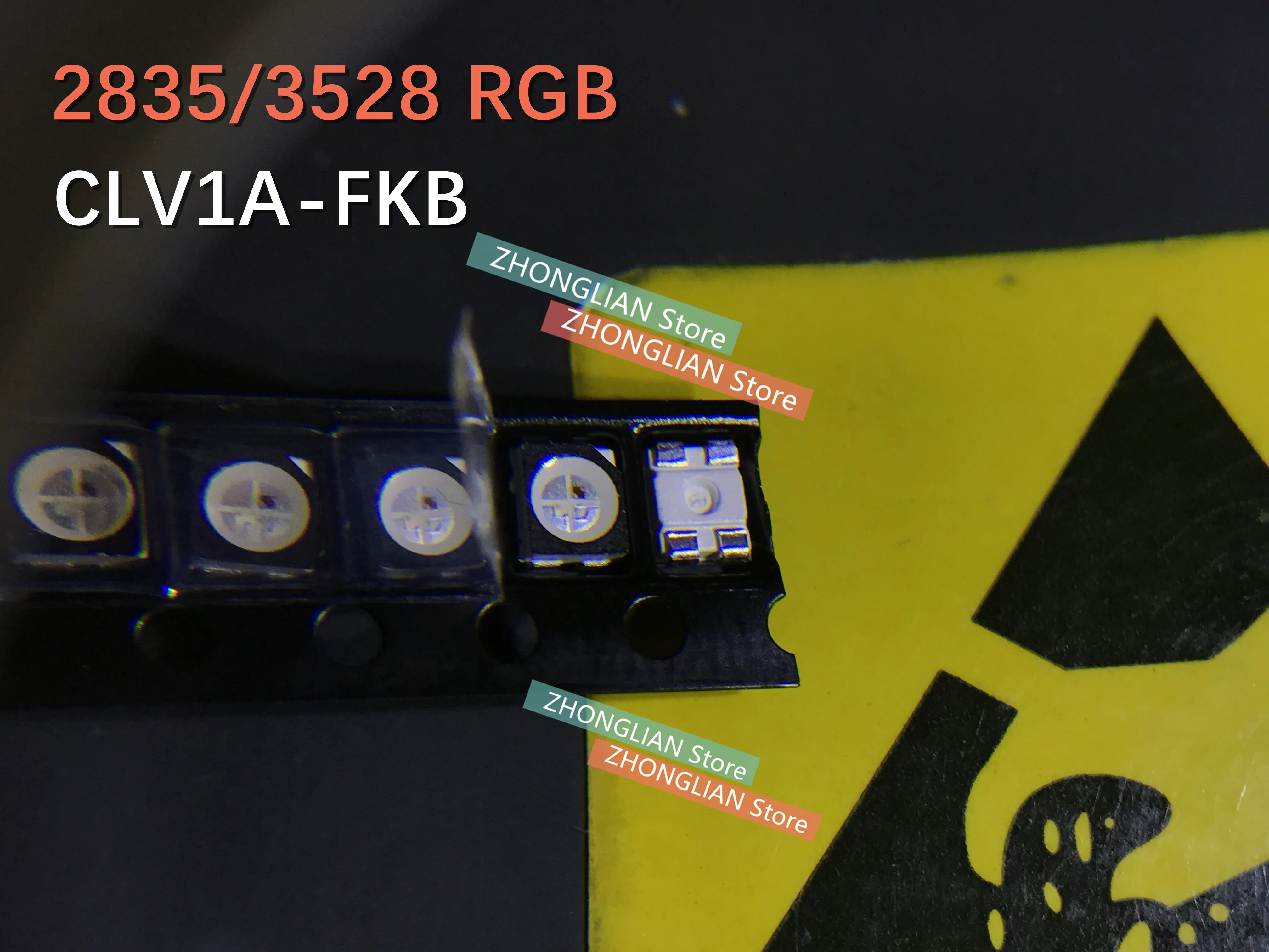 100 шт./лот для Cree led CLV1A-FKB CLV1A 2835 3528 RGB SMD светодиодные лампы семь цветов CLV1A-FKB-KMG-B84-00