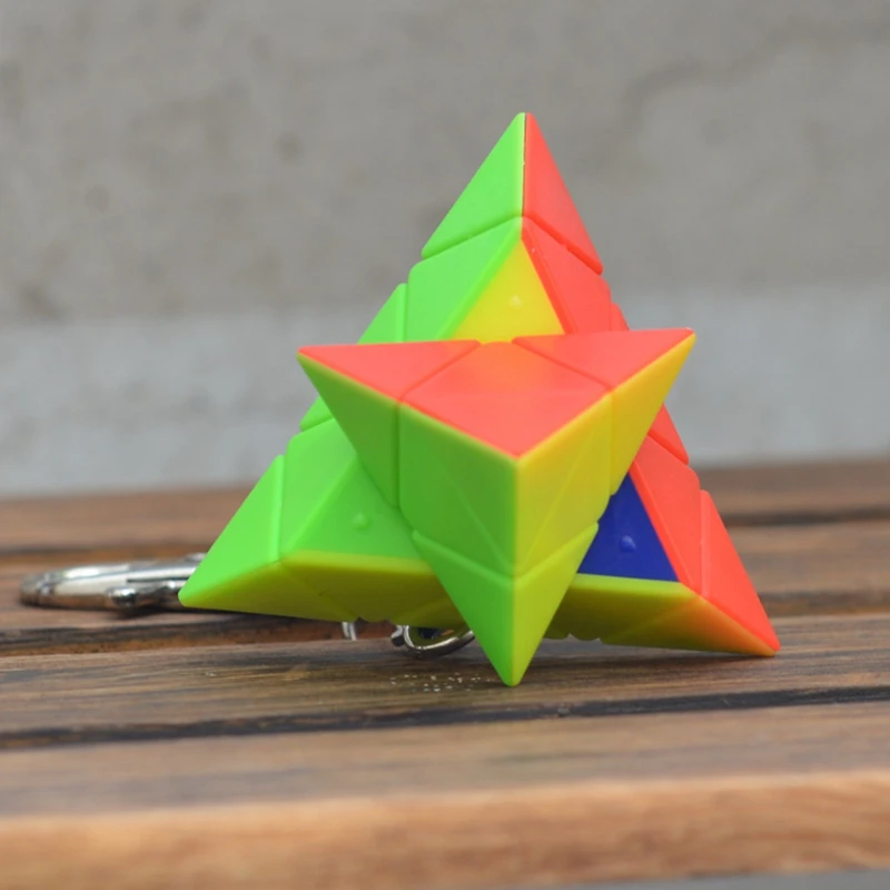 Lefun Mini Magic 3x3 куб многоцветная цепочка для ключей кубики трендовые игрушки
