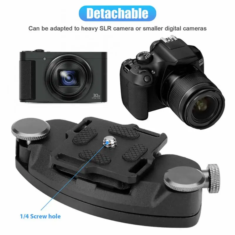 camera waist belt clip durable and practical metal backpack holster strap convenient and fast for gopro 10 9 slr camera clamp free global shipping