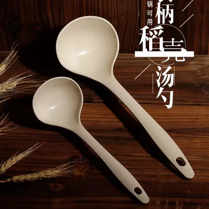 Здоровая пшеничная соломенная ложка для риса бытовая антипригарная плита