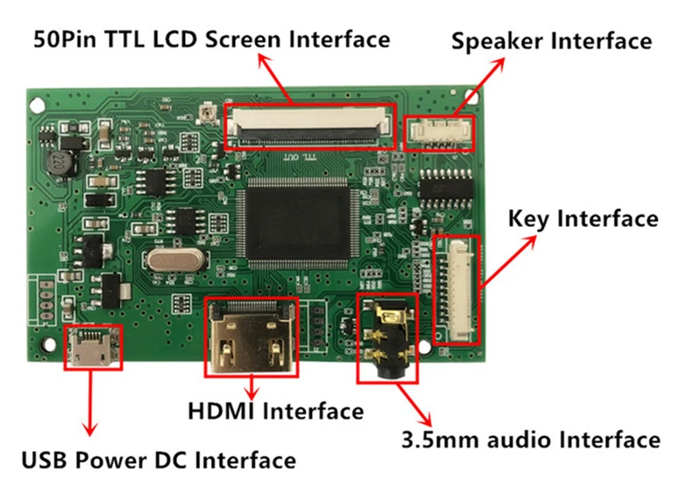 HDMI-экран AT070TN90 7 дюймов 92 дюйма ЖК-дисплей плата драйвера монитор для