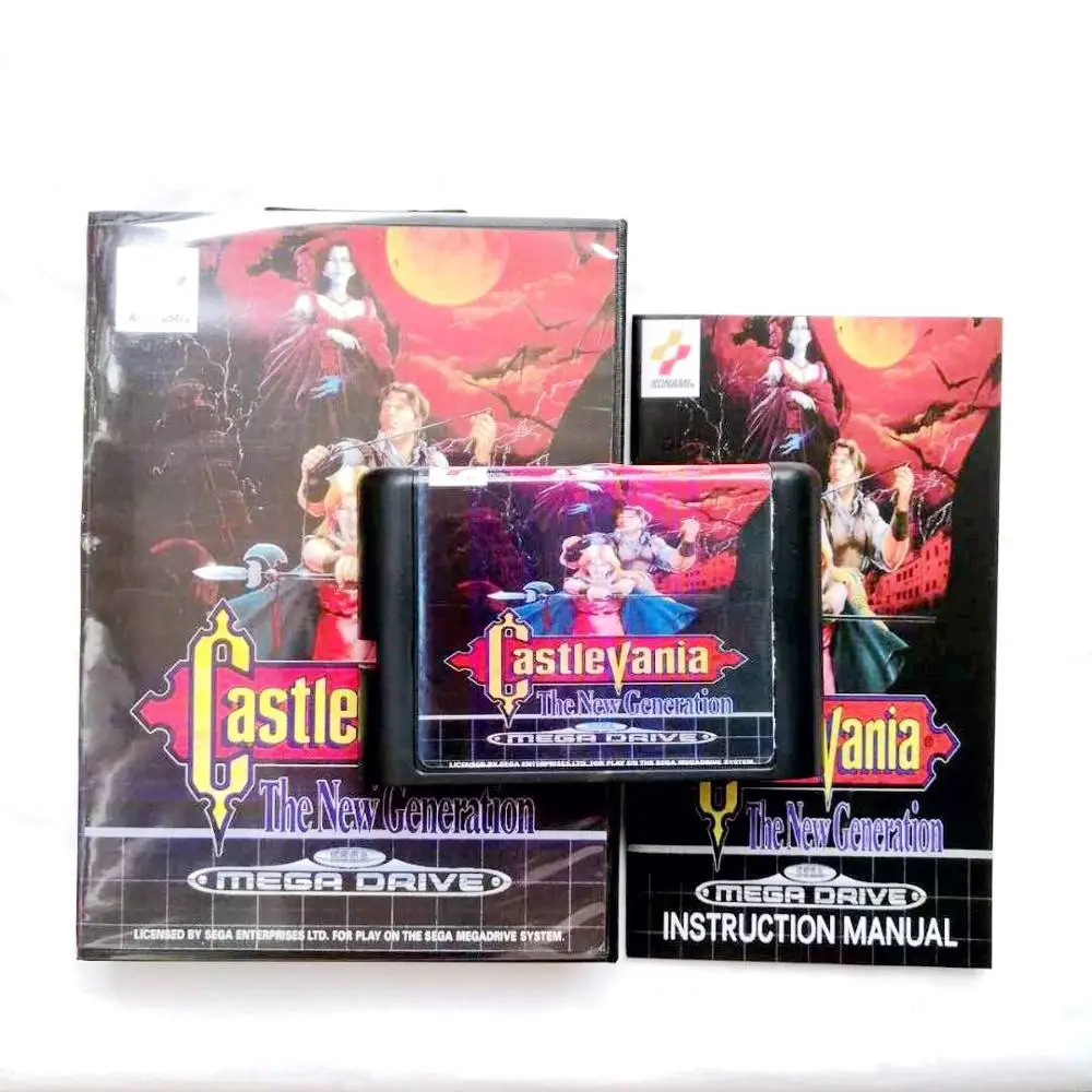 Новое поколение для 16 бит Sega Genesis/Megadrive консоль картриджа видеоигр с розничной