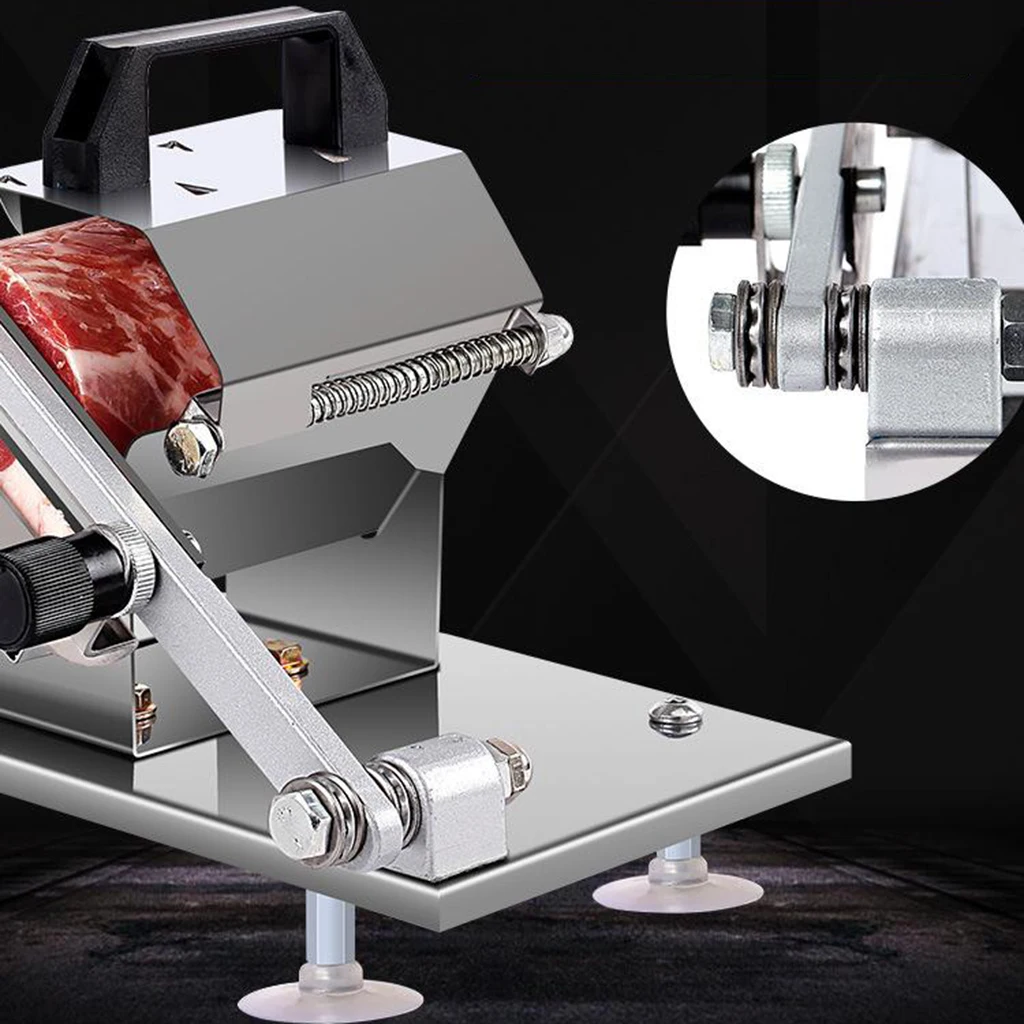 

Stainless Steel Manual Frozen Meat Slicer Beef Herb Roll Meat for Hotpot