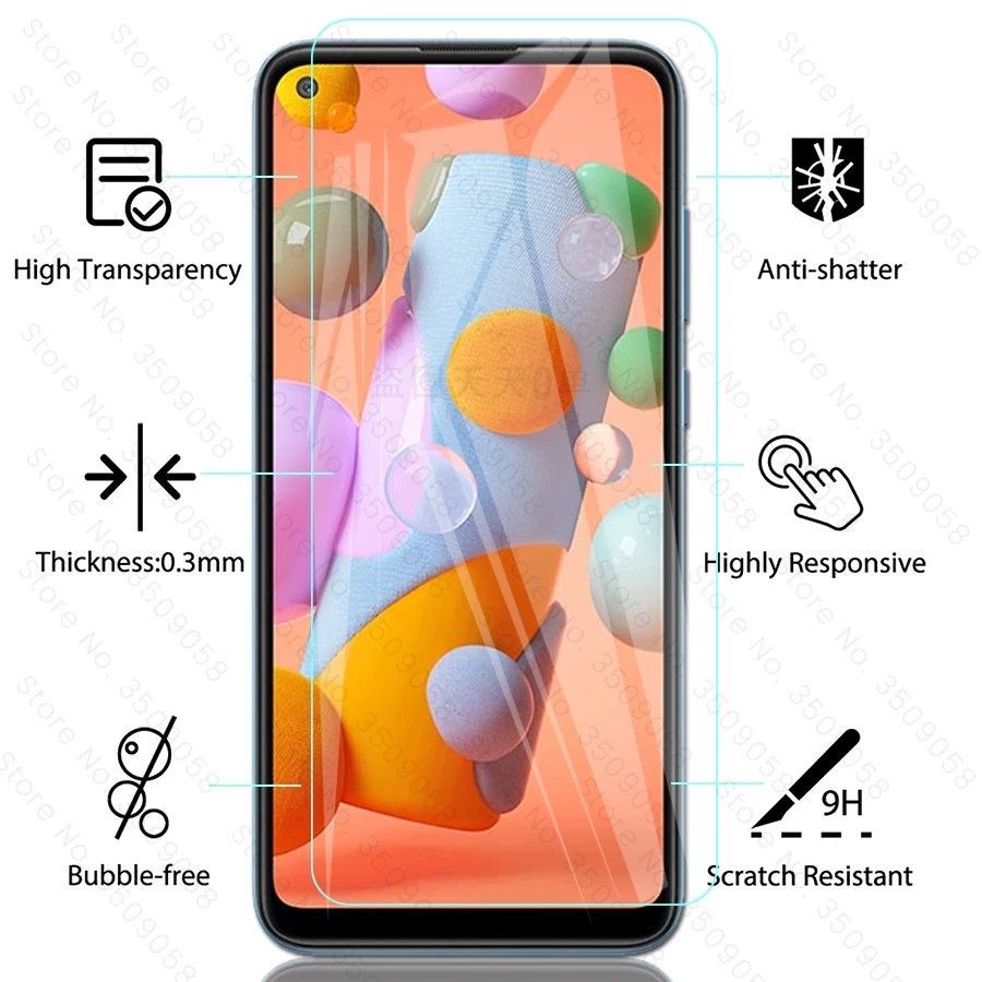 1/2/3 шт. Защитное стекло для экрана samsung galaxy a01 a 01 01a 2020 sm-a015f/ds 6 4 ''smartfone tremp