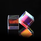 Цифровой цветной лазерный куб стеклянная призма 25*25*25 мм лучевой комбинатор оптический светильник аксессуары для фотографии