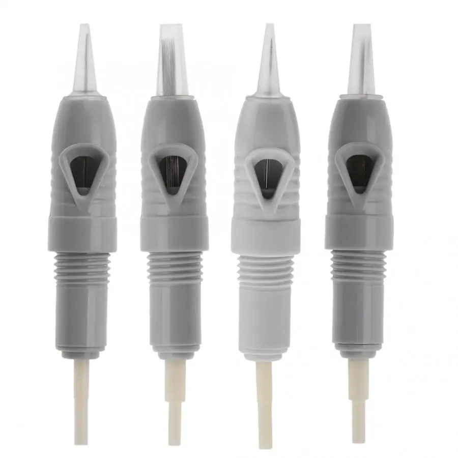 Пирсинг иглы 4 типа 10 шт бровей губ татуировки картридж поворотный микро