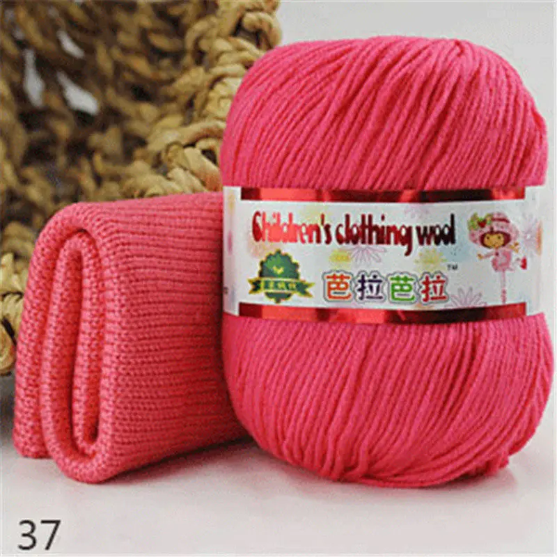 37 8pcs 8 шт. coton пряжа для ручного вязания, шелковая пряжа fio de malha lana trico - Цвет: 37 8pcs