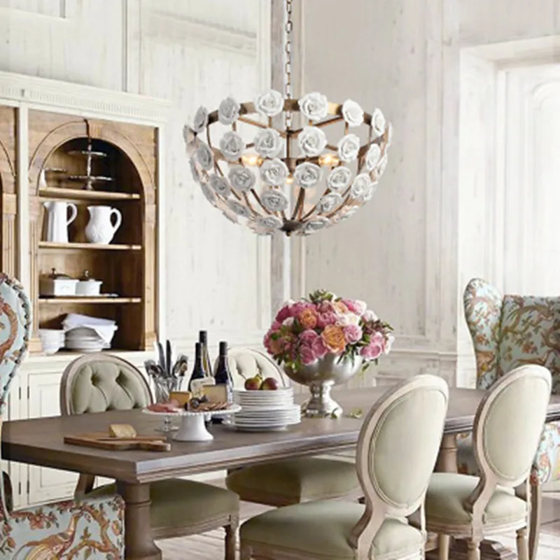 Современный светодиодный подвесные светильники Лофт люстра Керамика подвесной