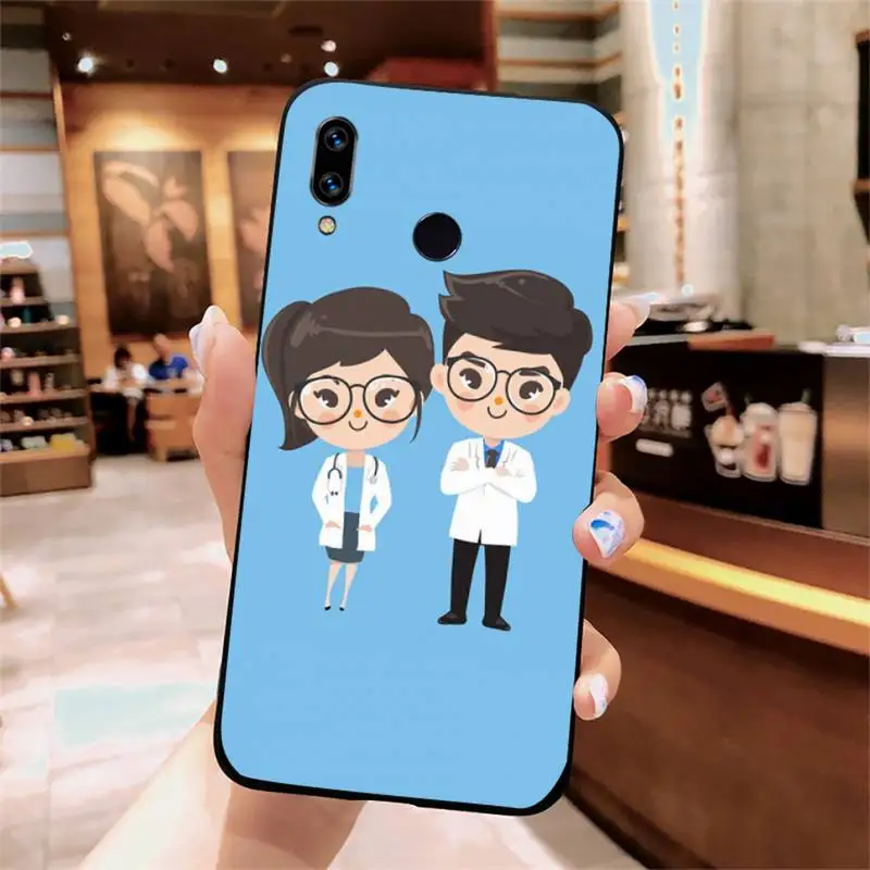 

Cartoon nurse Phone Case For Xiaomi Redmi note 7 8 9 t k30 max3 9 s 10 pro lite