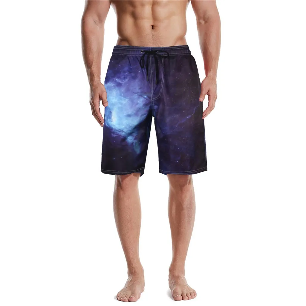 Шорты для серфинга мужские пляжные шорты плавания Летние плавки с 3D принтом