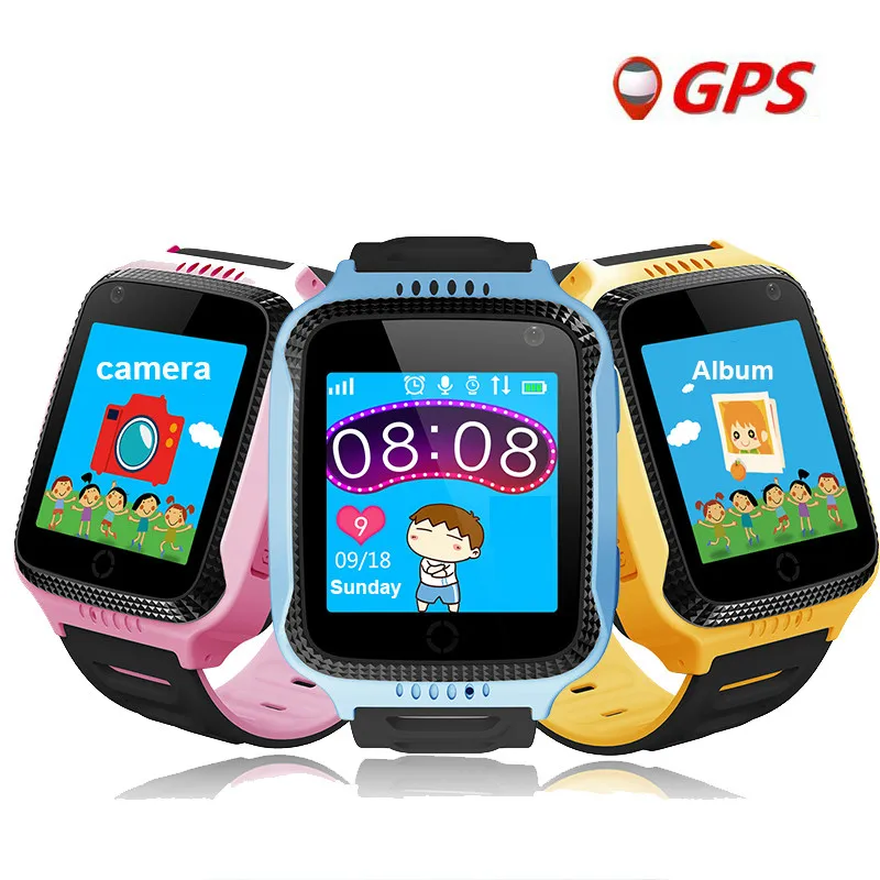 Новые Q529 детские gps умные часы с фонариком детские часы 1,44 дюймов SOS устройство обнаружения вызова трекер для детей безопасные часы