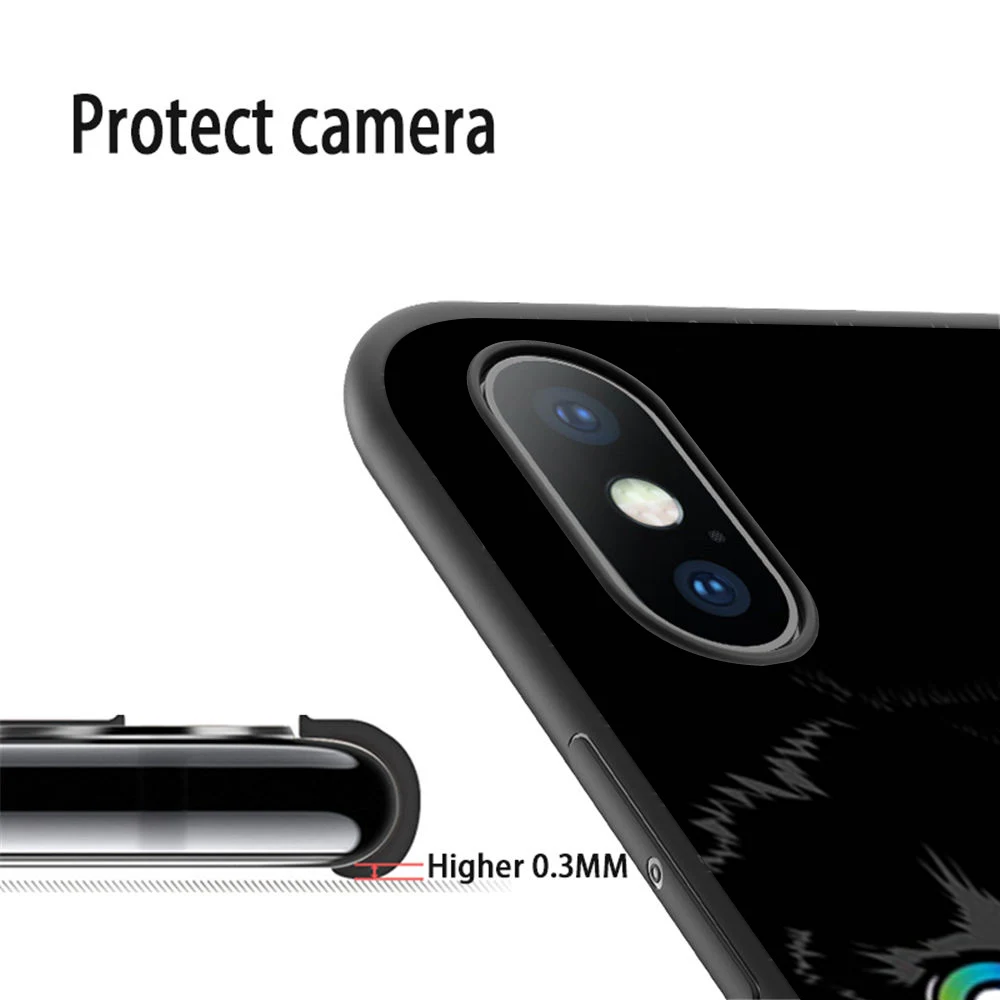 Мягкий силиконовый чехол для iPhone 11 Pro Max X 5S 6 6S XR XS 7 8 Plus | Мобильные телефоны и