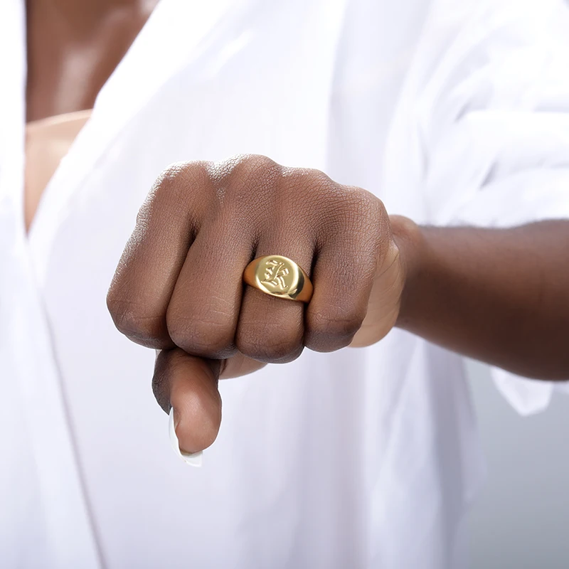 

Initial letter Rings For women Old English Font Ring Male Female Knuckle Ring Jewelry Accessories Dropshipping Jewelry BFF
