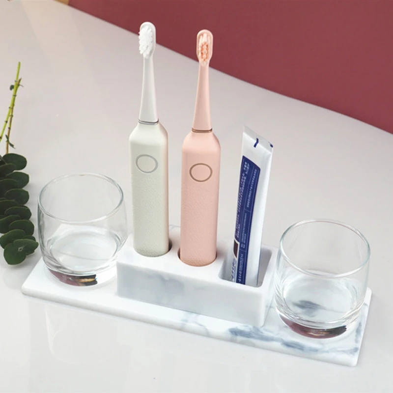 

DIY Electric Toothbrush Razor Holder Resin Mold Bathroom Organizer Toothbrush Holder Trays Resin Casting Mold Art Crafts